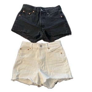 2 Pairs of Levi’s denim shorts